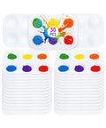 Mr. Pen- Plastic Paint Palette, 30 Pack, 6 Wells
