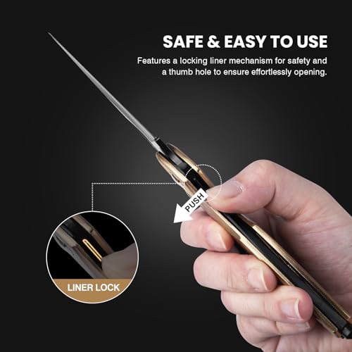 FUNBRO Multitool knife, Gift for Men (Gold) - color: Gold