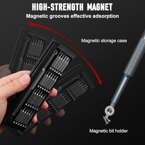 SHARDEN Precision Screwdriver Set for Electronic Repair 31 in 1 - color: 31 in 1 Black