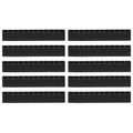 HARFINGTON 10pcs Screwdriver Bit Holder Organizer 95x9.5x16mm 12 Holes Hex Drill Plastic Storage Case for Any 1/4" Metal Driver Bits - style: 12 Holes