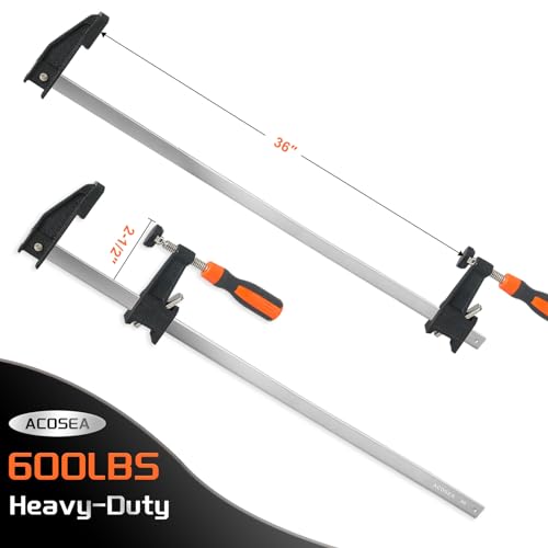 ACOSEA 4-Pack 36 Inch Bar Clamps for Woodworking