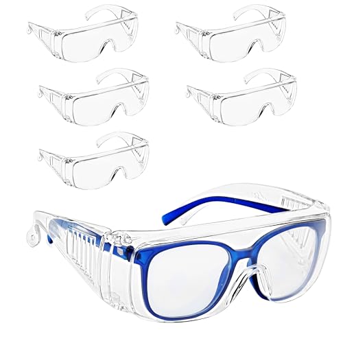 SAFE HANDLER Diamont Vented Over Glasses Safety Glasses - color: Clear