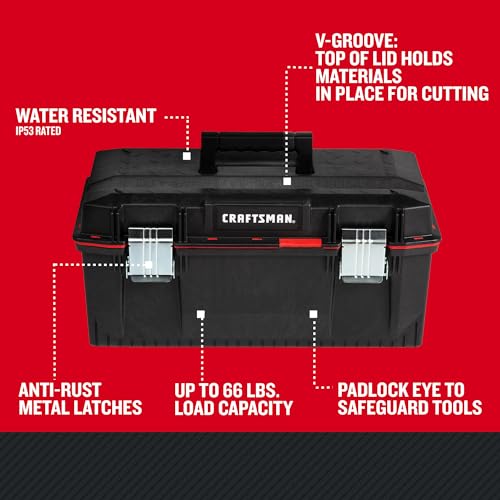 CRAFTSMAN PRO Tool Box, Lockable, 23-in.(CMST23001) - style: 23 in Tool Box