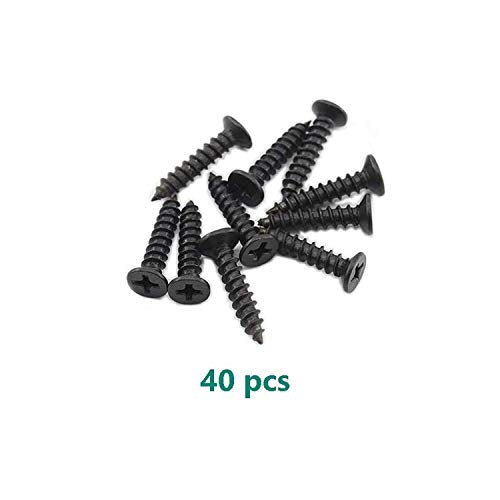 10 Pack Flat Straight Brace Brackets,ULIFESTAR Stainless Steel Mending Bracket Plate Metal Shelf Support Fixing Joining Plate for Furniture,Wood,Shelves,Cabinet with Screws Black (38x60mm/1.5x2.4'') - size: 38 x 60 x 2 mm