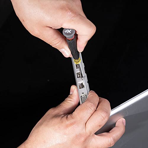 Klein Tools 85615 Mini Precision Screwdriver Set, 4-Piece Phillips and Slotted Set, Ideal for Electronics, Small Appliances, Terminal Blocks - style: 4-Piece Fixed Blade