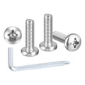 METALLIXITY Phillips Pan Head Bolt&Wrench Kit 1/4"-20x1 20Pcs - size: 1/4"-20x1"