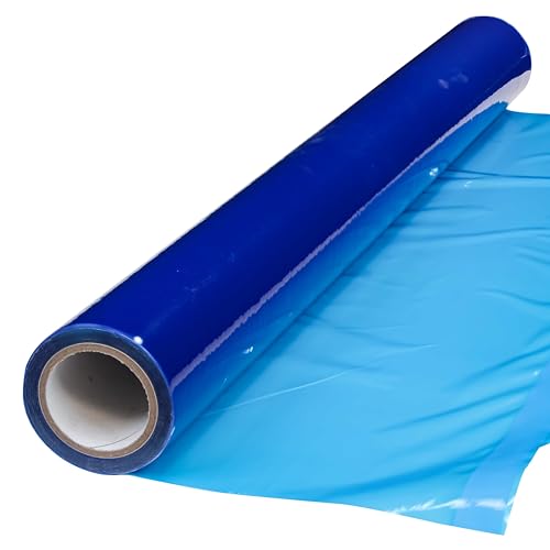 Dura-Gold Floor Protection Film, 24-inch x 200-foot Roll, Clear Plastic - size: 24-inch-x-200-feet