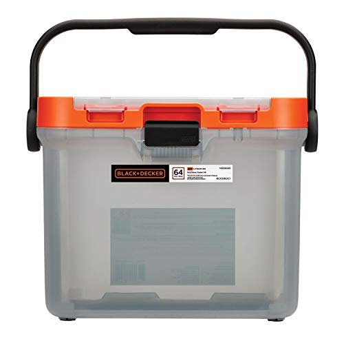 BLACK+DECKER 20V MAX Drill with Home Tool Kit, 64-Piece (BCKSB62C1)
