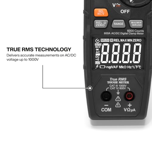 Klein Tools 80195 Digital Multimeter and Clamp Meter Kit, Auto-Ranging TRMS Voltage Tester, 1000V AC/DC, Magnetic Hanger, Professional Test Kit - size: Multimeter & Clamp Meter Kit