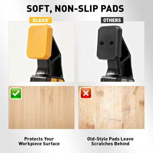 3-Pack Wood Clamps for Woodworking, 6 Inch Bar Clamps with Clamp Connector, Quick-Release Wood Clamps with 150 LBS Load Limit, Trigger Clamp Set for Woodworking DIY Projects - style: 2-Piece 6" 150lbs with clamp connector