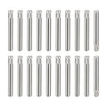 uxcell 2x18mm 304 Stainless Steel Dowel Pins, 50Pcs Knurled Head Flat Chamfered End Dowel Pin, Wood Bunk Bed Shelf Pegs Support Shelves Fasten Elements - size: 2x18mm