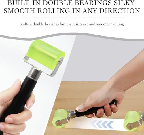 2 Size Car Sound Deadening Roller, Seam Roller for Noise Insulation, Heat Abatement Mat, Car Audio & Wallpaper Installation