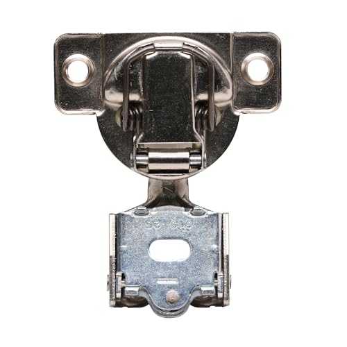 10 Pack Rok Hardware Grass TEC 864 108 Degree 1/2" Overlay Custom 3 Level Soft Close Screw On Compact Cabinet Hinge 04431A-15 3-Way Adjustment 45mm Screw Hole Pattern