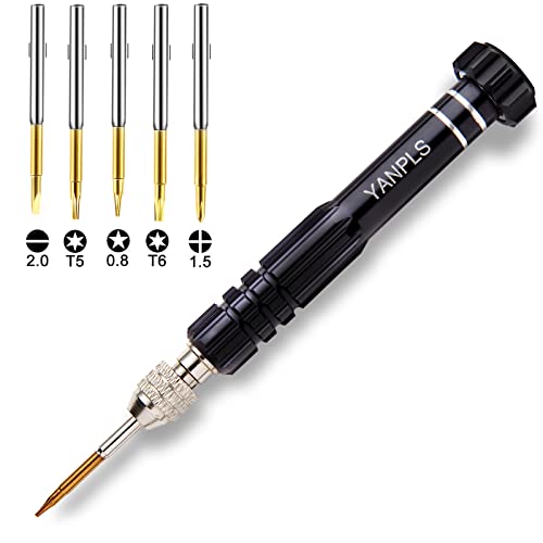 Mini Eyeglass Repair Kit Glasses Screwdriver Pocket Precision Tool - color: Black