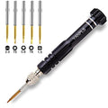 Mini Eyeglass Repair Kit Glasses Screwdriver Pocket Precision Tool - color: Black