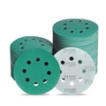 5 Inch 8 Hole P1500 Grit Zirconia Wet Dry Sanding Discs - 50 Pack - size: 1500 Grit