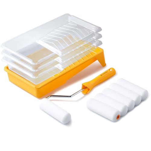 Voomey 11 Pack 4 Inch Paint Roller Kit, Mini Paint Roller Kit - size: 4 Inch Mini Paint Roller Kit 11 Pack