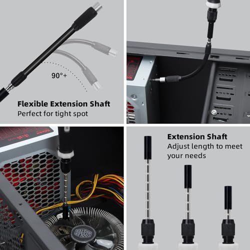SHARDEN 153 in 1 Precision Screwdriver Set for Electronic Repair Grey | Magnetic Small Screwdriver Set with Torx, Pentalobe, Triwing, Mini Repair Tool Kit for Computer, Laptop, PC, PS5, Eyeglass - color: 153 in 1 Grey