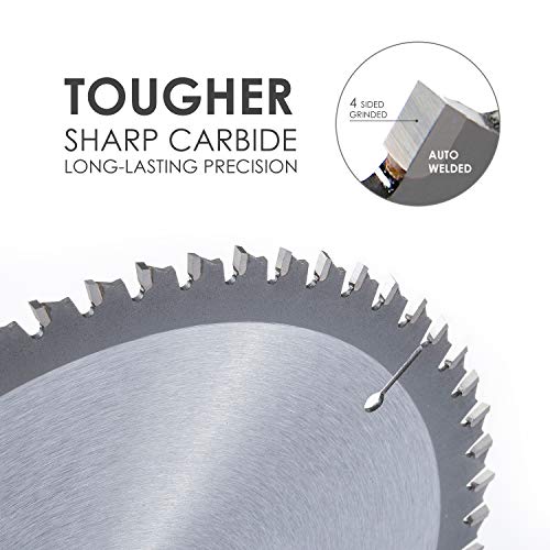 Luckyway 7 1/4 Inch Circular Saw Blade 10-Pack, 24T (Tungsten Carbide Tipped) for Framing with 5/8 Inch Arbor TCT Saw Blade for Cutting Wood