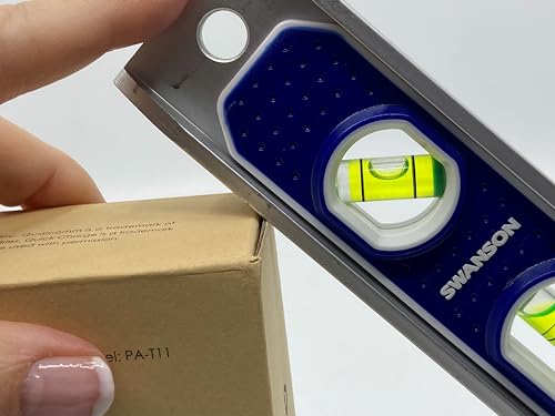 Swanson 9” Die Cast Aluminum Torpedo Level with Rare Earth Magnetics TL002M - size: 9" (Pack of 1), style: Magnetic Extruded Aluminum Torpedo Level