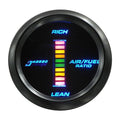 AUCELI Car Digital Air Fuel Ratio Gauge, Universal Meter Kit, 2" 52mm & Blue LED Light Display - style: Air Fuel Ratio Gauge