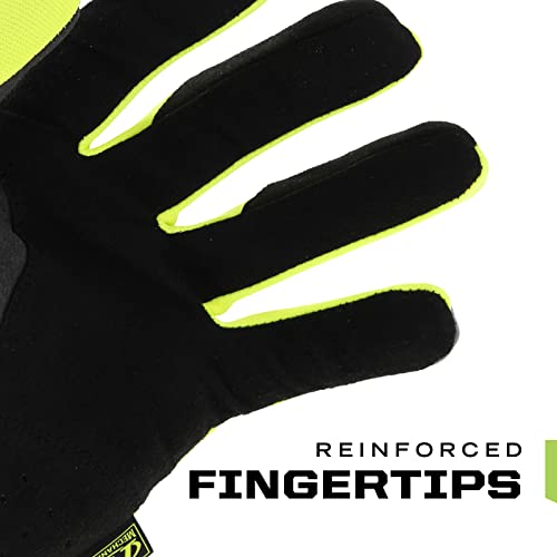Mechanix Wear Hi-Viz FastFit Touchscreen Gloves, X-Large - color: Fluorescent Yellow, size: X-Large