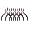 WISEUP 5" Mini Needle Nose Pliers Set，5-Piece Small Long Nose Pliers