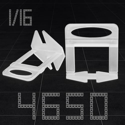 Storystore 4650pcs Tile Leveling System Clips 1/16 Inch Tile Spacers - size: 1/16 Inch 4650 Spacers