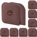 Pan Scraper, 10 Pcs Plastic, Non Scratch for Cast Iron, Pot and Pan Cleaning, Sturdy Scraper Kitchen Tool - color: Brown, size: 10 Pcs