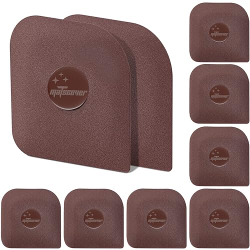 Pan Scraper, 10 Pcs Plastic, Non Scratch for Cast Iron, Pot and Pan Cleaning, Sturdy Scraper Kitchen Tool - color: Brown, size: 10 Pcs