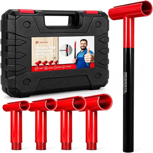 4-in-1 Door Hinge Adjustment Tool for Residential,Commercial Door