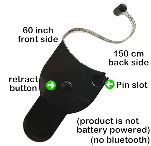 Analog Body Tape Measure - color: Black