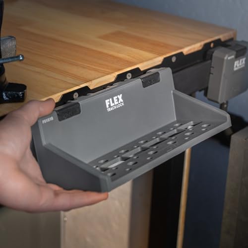 FLEX TRACK-LOCK Wall Mount Storage System Screwdriver Rack - FS1518 - style: Screwdriver Rack
