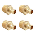 4-PACK EFIELD Pex Crimp Fitting,3/4" x 3/4"NPT Male Adapter(PEX1807021-4) - size: P4, style: 3/4 x 3/4