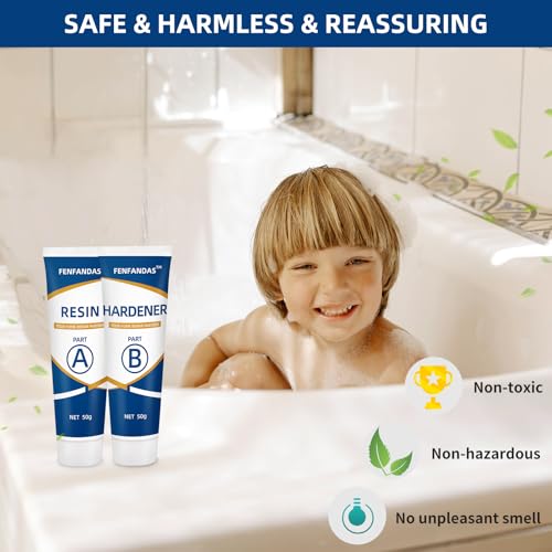 Tub Repair Kit White, Fiberglass Tub and Porcelain Sink Repair Kit
