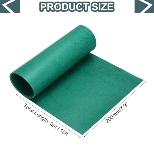 MECCANIXITY Electrical Insulating Fish Paper 200mm, 10ft Green - size: 200mm