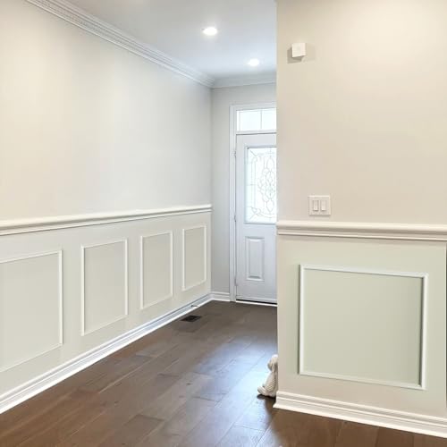 Melkus Peel and Stick Wall Molding Kit, 3 Sets 18“x20" Precut Wainscoting Panels, Self Adhesive Molding Trims for Interior Wall Décor - size: 3 Set/18"x20"