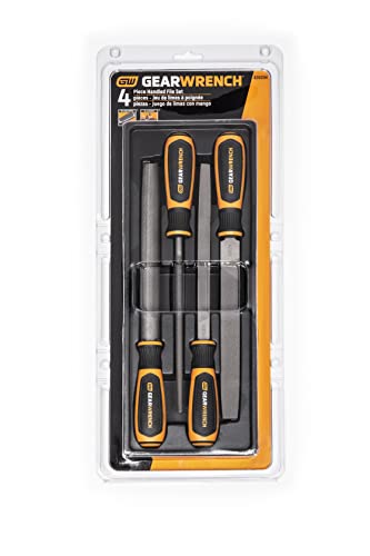 GEARWRENCH 4 Pc. 8" Bastard File Set - 82820H - size: 4 Pc. Standard Set, style: New Version