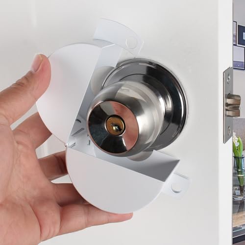 Door Knob Lockout Device, White - color: White