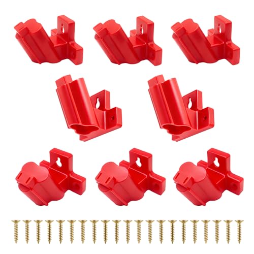 Tool Holder Wall Mount Compatible for Milwaukee 12V Drill Bit Holder, Power Tool Organizer Storage Wall Hanger for M12