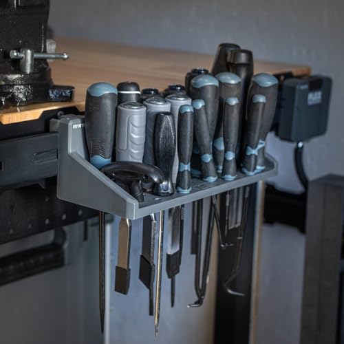 FLEX TRACK-LOCK Wall Mount Storage System Screwdriver Rack - FS1518 - style: Screwdriver Rack