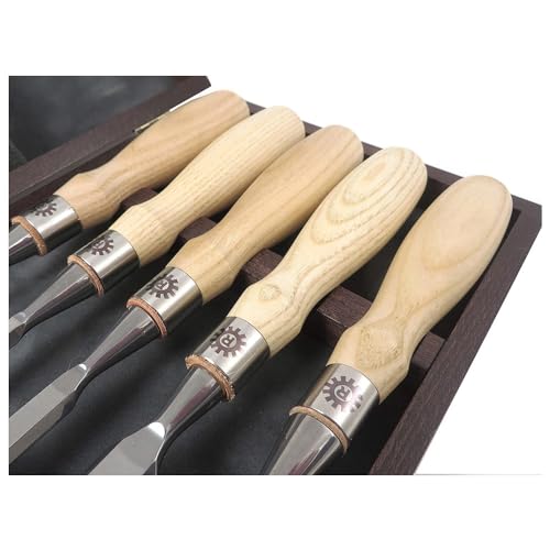 Narex Richter Bevel Edge Chisel Set of 5