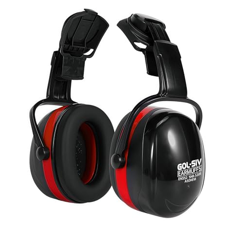32dB Ear Muffs for Hard Hats, Safety Hearing Protection, Black - style: A30hfm