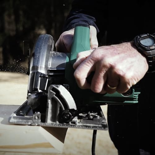 Metabo HPT 7-1/4-Inch Circular Saw Kit | 6,000 Rpm, 15-Amp Motor | Integrated Dust Blower | 24T Premium Framing/Ripping Blade | Single Handed Bevel Adjustment | C7SB3 - style: Metabo HPT C7SB3 Circular Saw