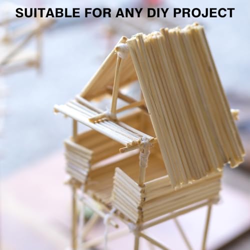 150PCS Small Wood Rods - 1/8 x 12 Inch Round Wooden Cake Sticks Long Macrame Dowels for Crafting Hardwood Dow Rods for Craft and DIY Projects