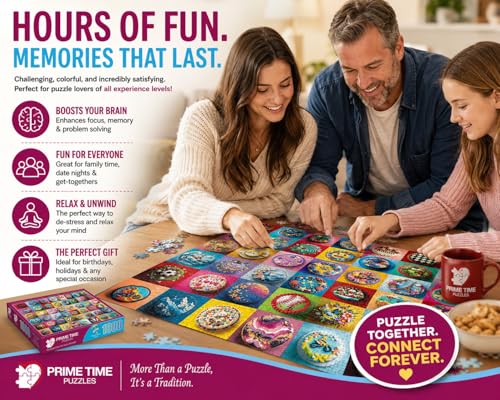 Adult Jigsaw Puzzle 1000 Piece Colorful Cakes - color: Gallery of Cakes