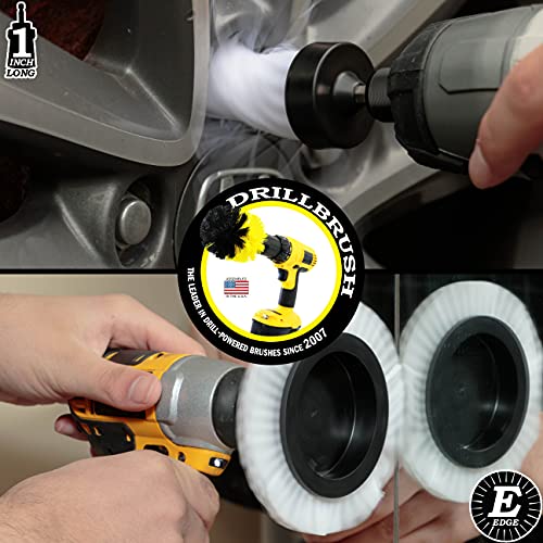 3 Pack Drill Brush Power Scrubber Cleaning Brush - Car Detailing Kit - color: White