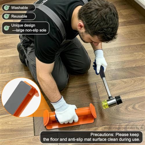 Heavy Duty Iron Floor Gap Repair Tool Kit,Flooring Tool to Close Gaps