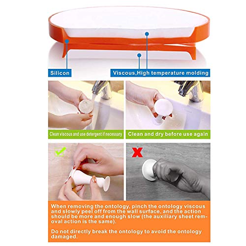 Magnetic Door Stopper Self Adhesive, Silicone Door Stop Holder Wall Mount Damage-Free with Durable Reusable Waterproof House Door Stopper, No Need to Drill Collision Mute No Trace (White)