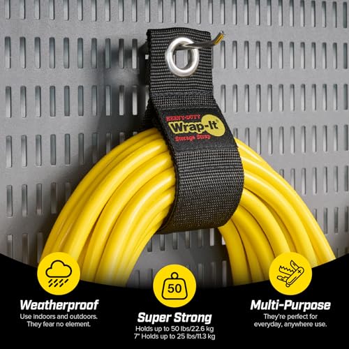 Heavy-Duty Wrap-It Storage Straps - Assorted 6-Pack - size: Assorted 6-Pack